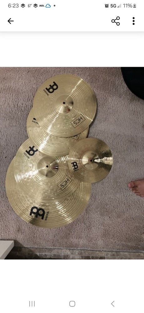 5pc drumset - $200