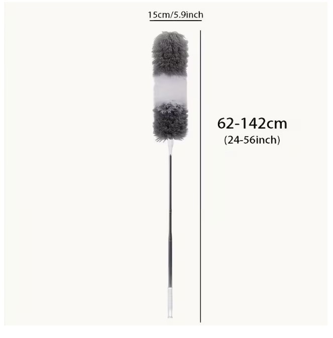 Extendable Microfiber Duster – Telescoping Handle Dust Cleaner for Home