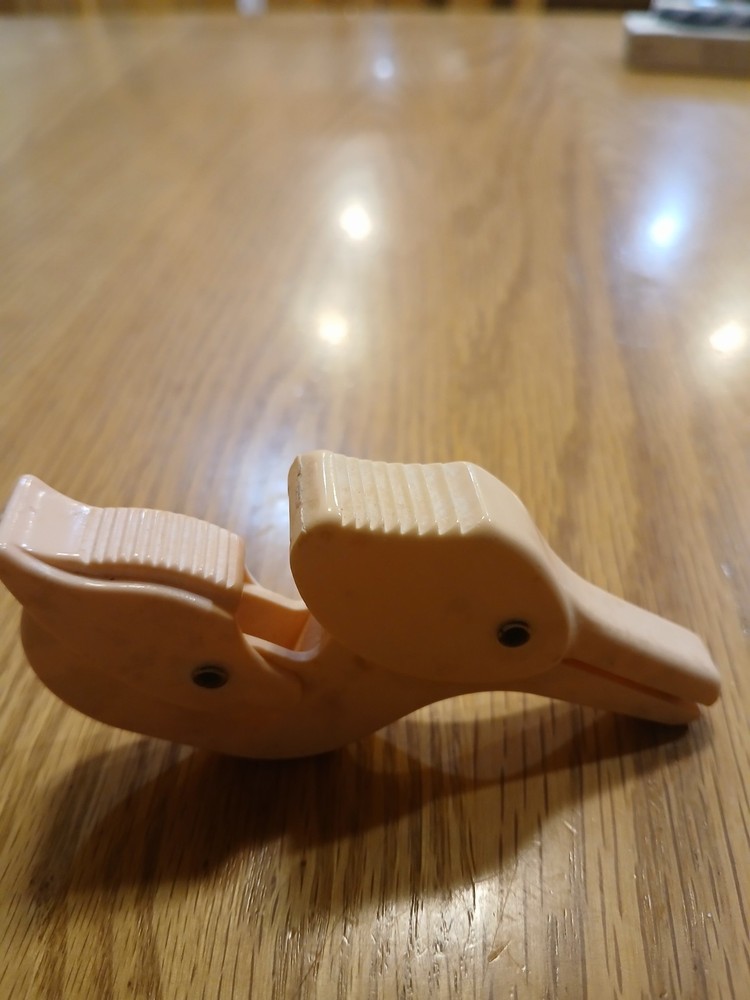 Vintage Duck Shaped Cord Stopper Or Toggle