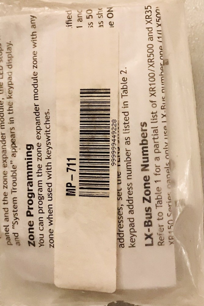 DMP 711 SINGLE PT ZONE EXPANDER,ROTARY SWITCH ADDRESSING - NEW
