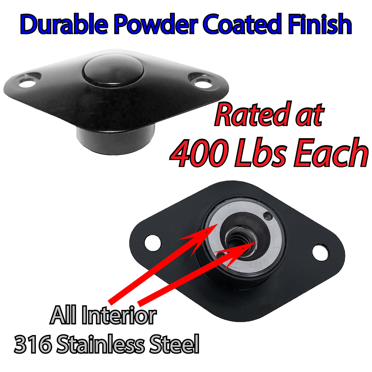 Push Button Dzus Fasteners 1.050" Spacing Hood Pins 5/16 Made In The USA