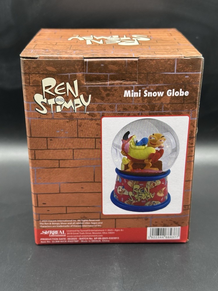 Nickelodeon Mini Snow Globe - Ren and Stimpy