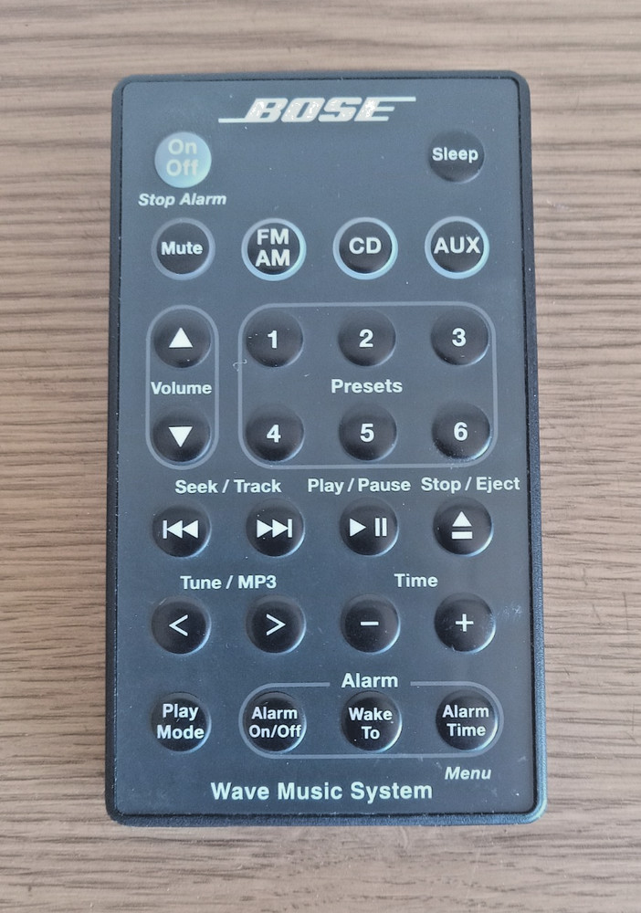 BOSE Wave Music System Remote Control only Tested Working