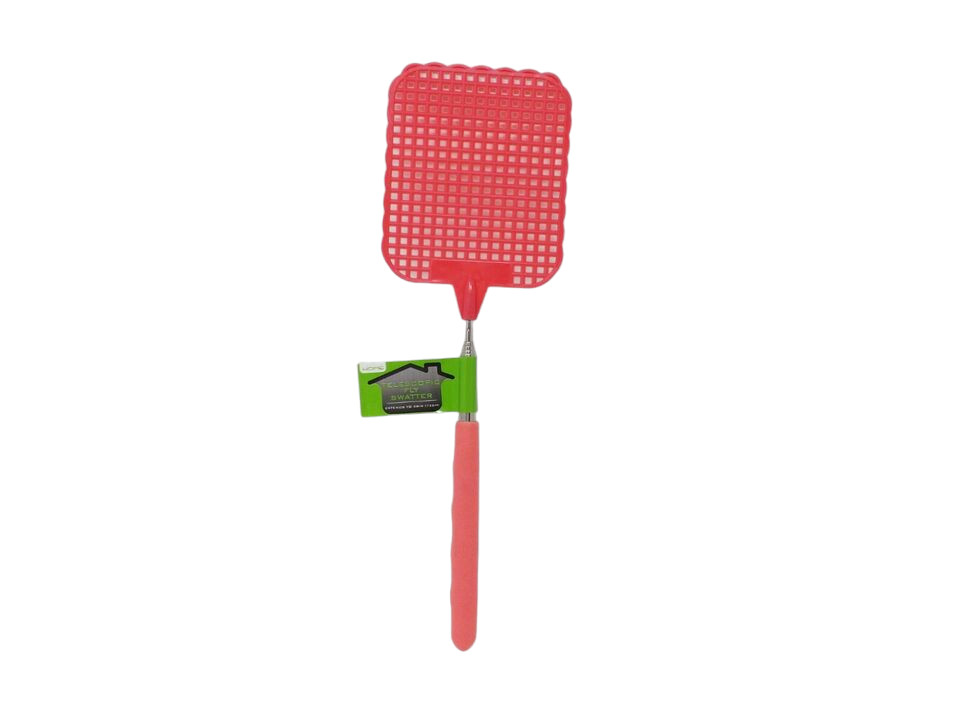 Regent Home Telescopic Fly Swatter - New - Pink