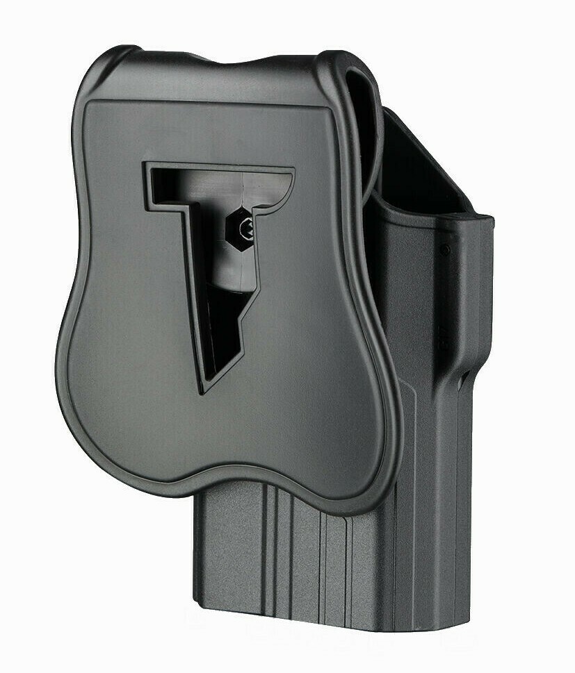 For Glock 17/22 w Light/Laser Level 2 OWB Paddle Holster w Quick Release Button