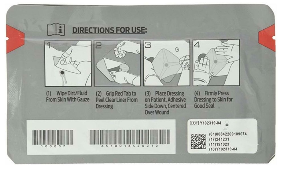 HyFin Vent Chest Seal Entry / Exit Pack