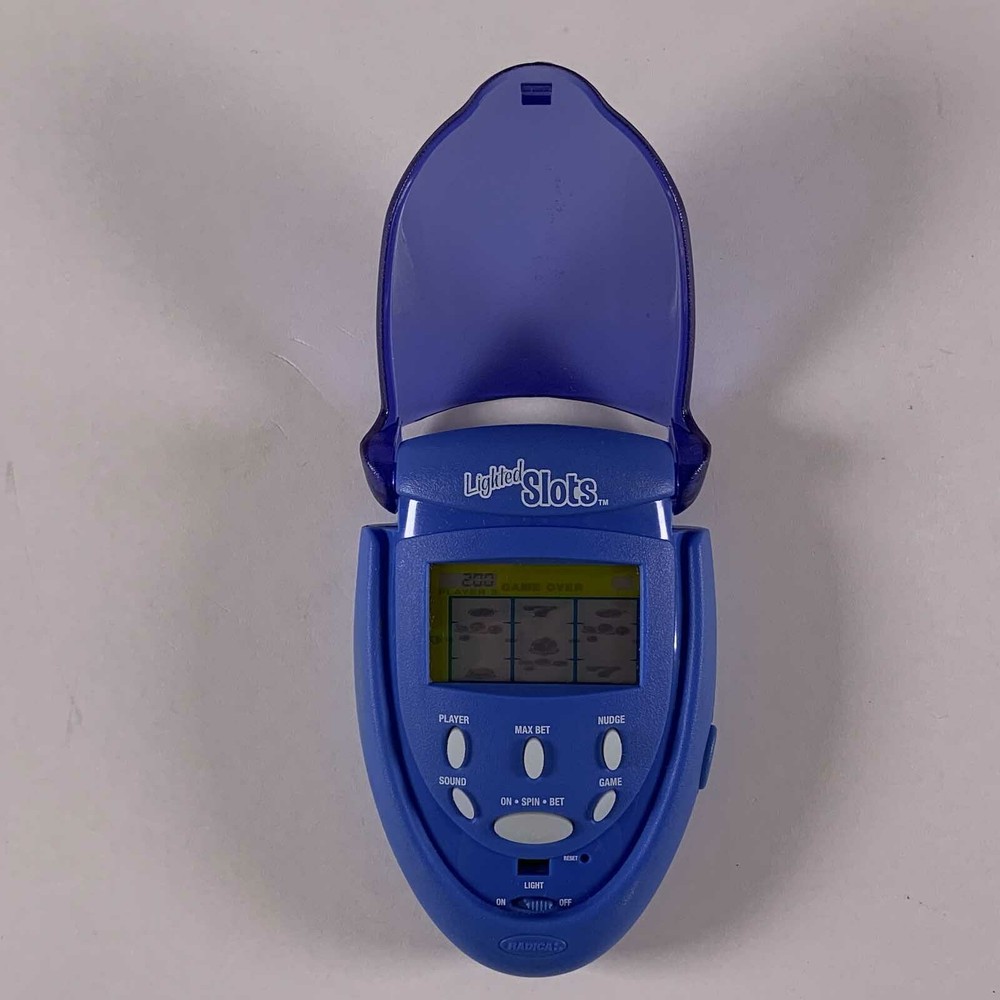 Handheld Electronic Game 2003 Radica Lighted Slots Tested Worked             B-B
