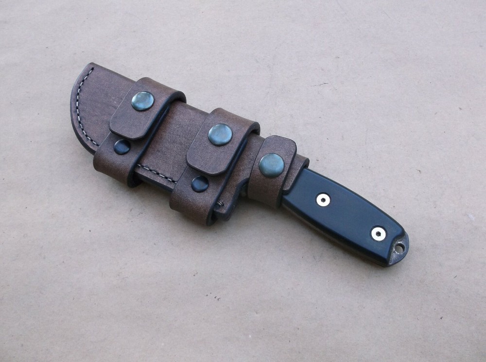 ESEE 4 BECKER BK16 BK17 CUSTOM LEATHER SHEATH (SHEATH ONLY) !READ DESCRIPTION!