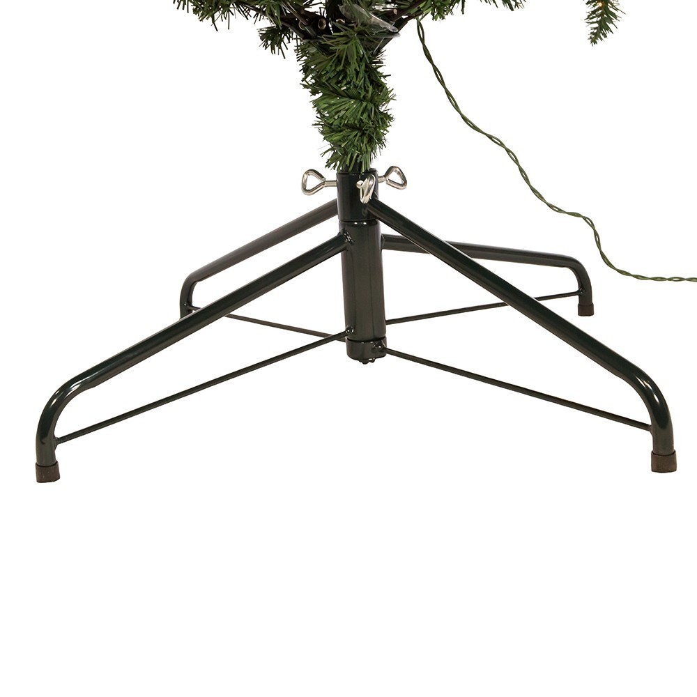 Kurt Adler 7' Pre-Lit Clear Incandescent Point Pine Tree