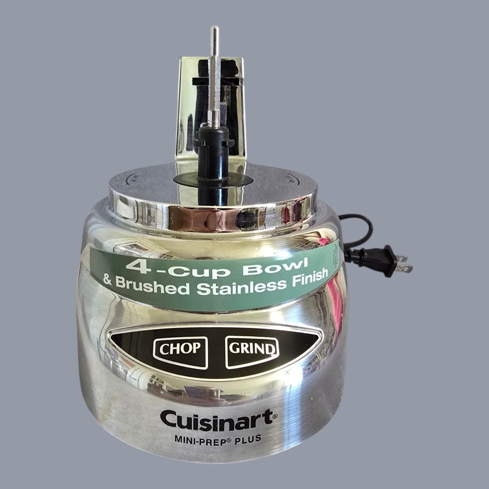 Cuisinart Mini Prep Plus DLC-4CHB Small Food Processor Motor TESTED & WORKING!