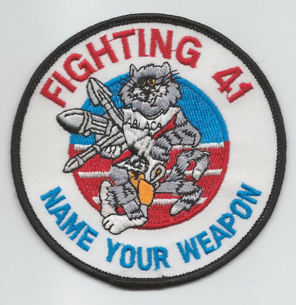 VF-41 NAME YOUR WEAPON TOMCAT  patch