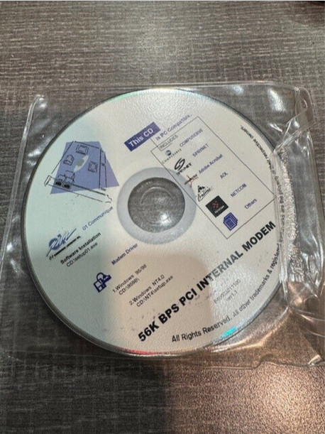 56K BPS PCI Internal Modem CD
