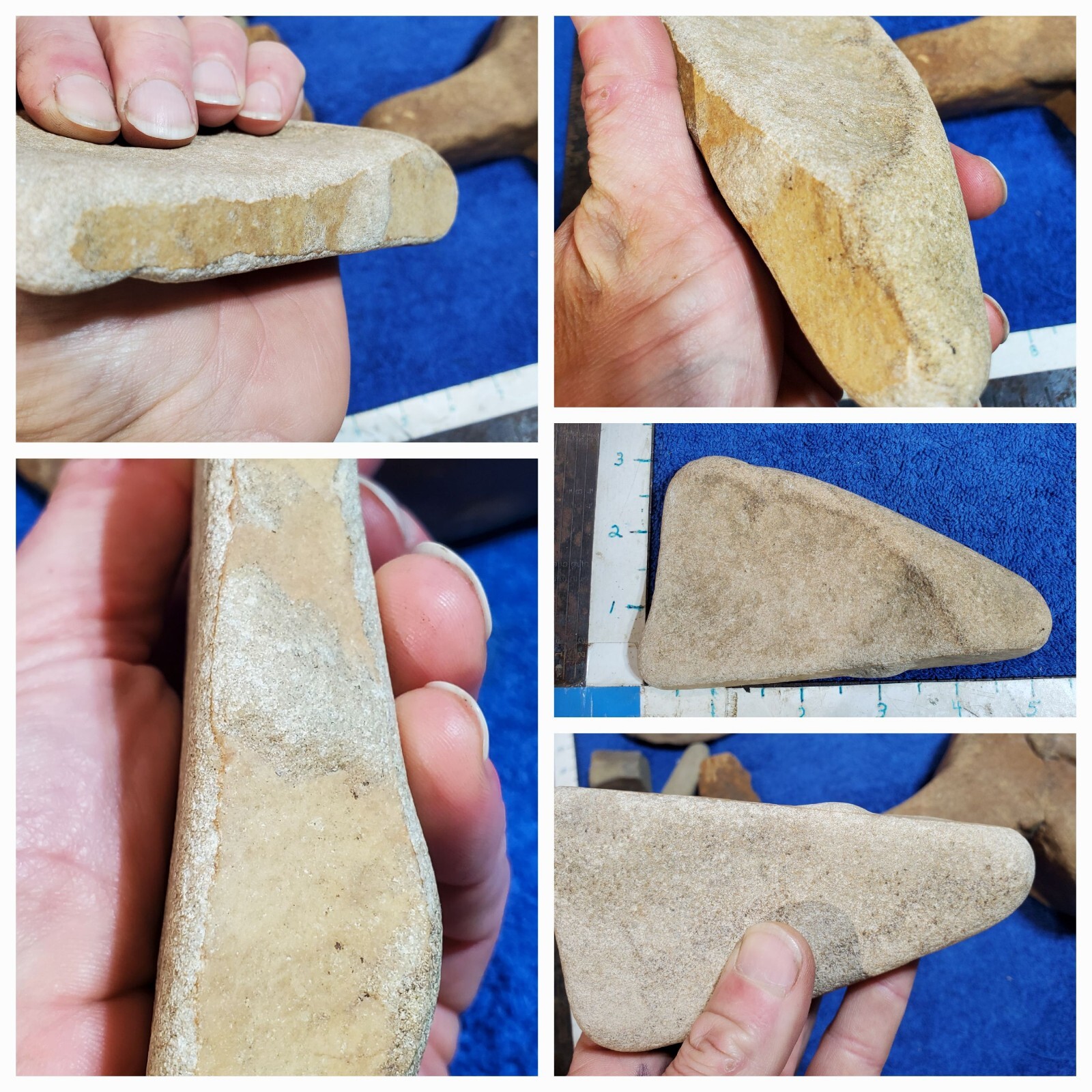 Indian Artifacts Polished Tools, Hammer Stones Bola Primitive Point Pennsylvania