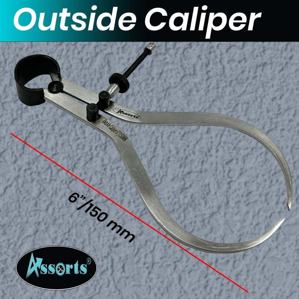 Assorts 3-Pc Spring Caliper Set 6″ (150 mm) – Inside, Outside & Divider