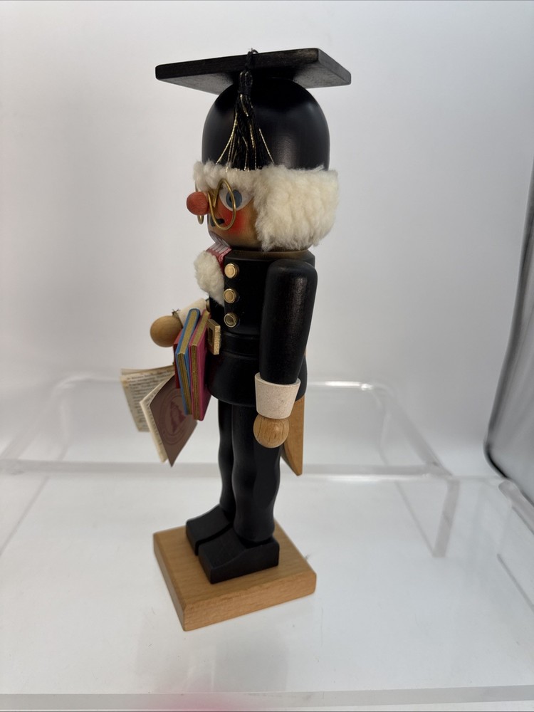 Christian Ulbricht Doctor Graduate Nutcracker Handmade Germany READ