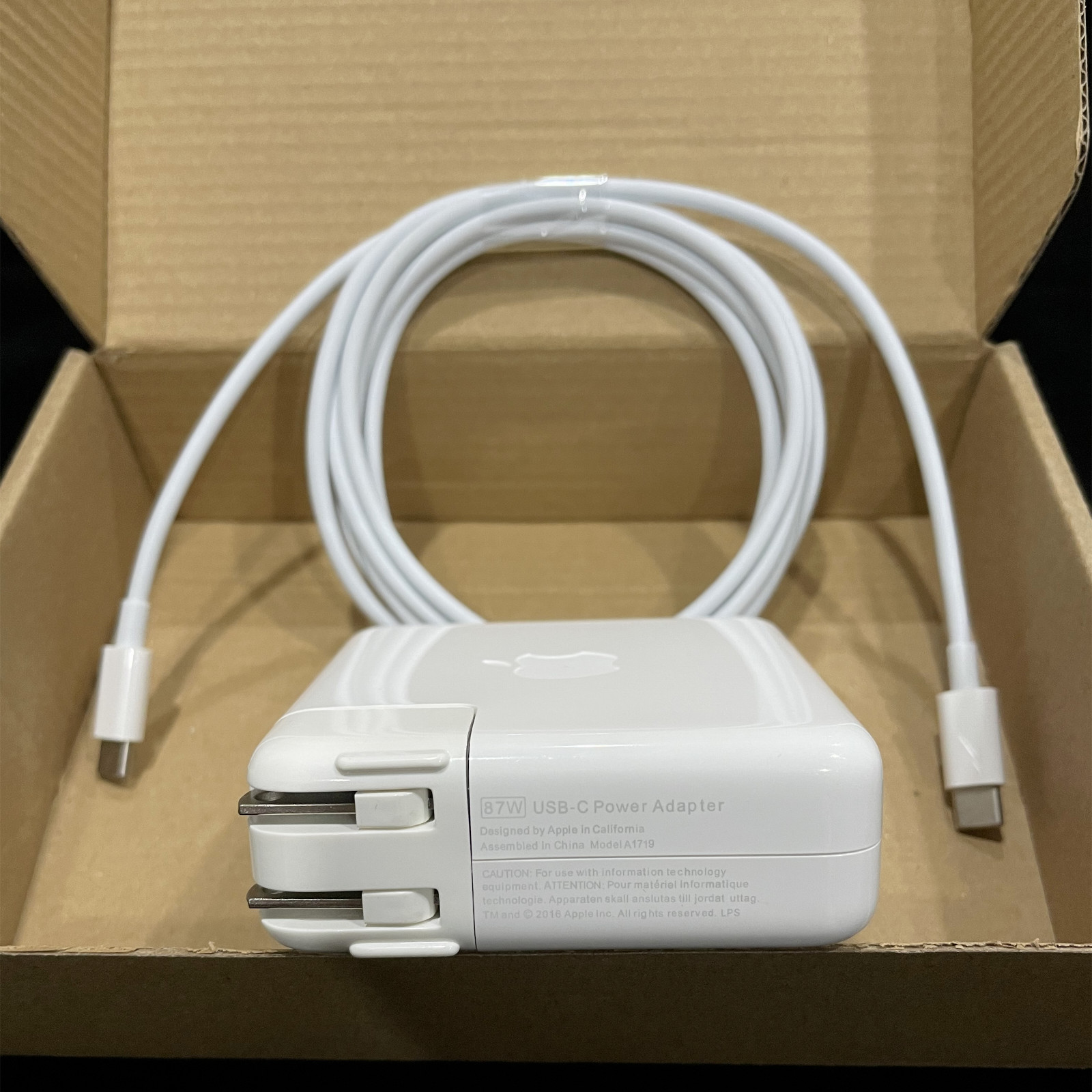 Genuine 87W USB C Charger Adapter fr MacBook Pro 13" A2338/A2251/A2289 15" A1706