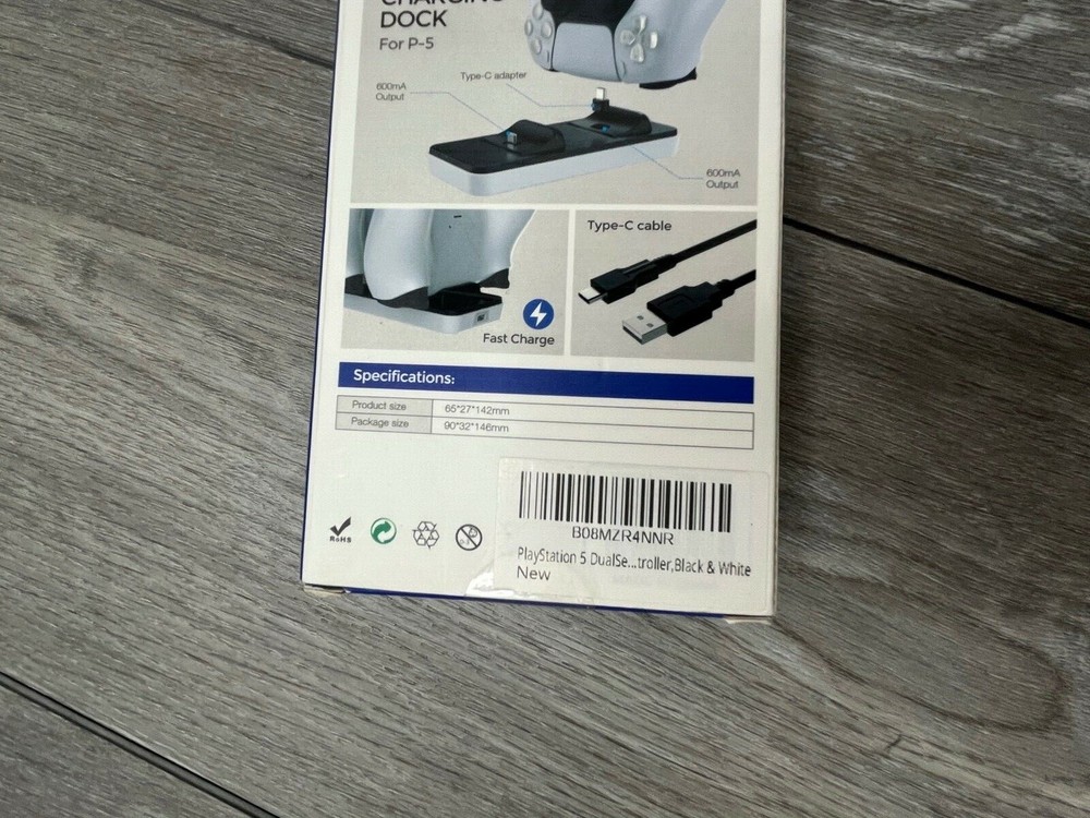 Dobe Dual Controller Charging Dock For PS5 Controllers