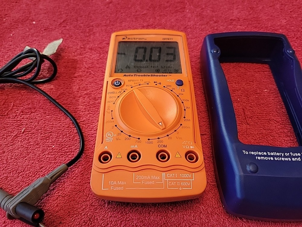ACTRON Catron CP7677 Auto Digital Multimeter & Engine Analyzer