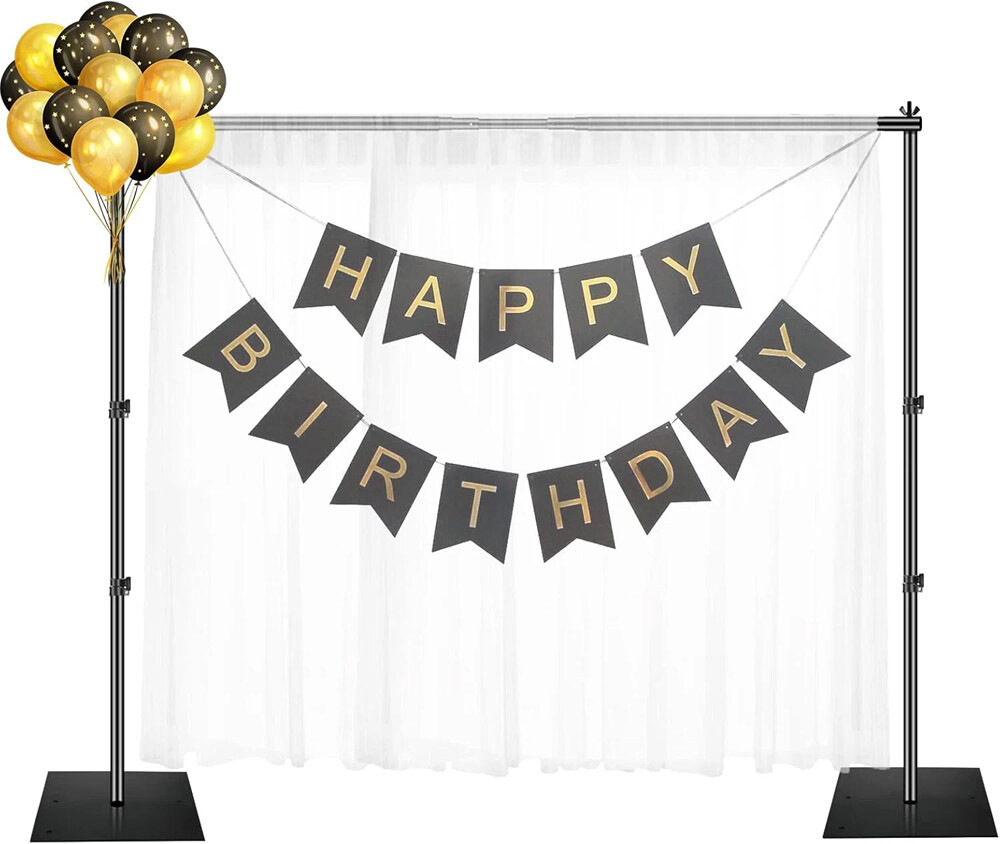 6.5FT Heavy Duty Backdrop Stand KIT Photography Studio Background Support+Case
