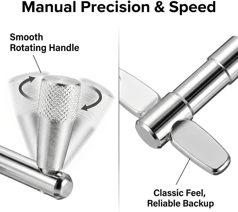 Drum Key Set Professional Drum Tuning Kit with Drill Bit Adapter Continuous Moti