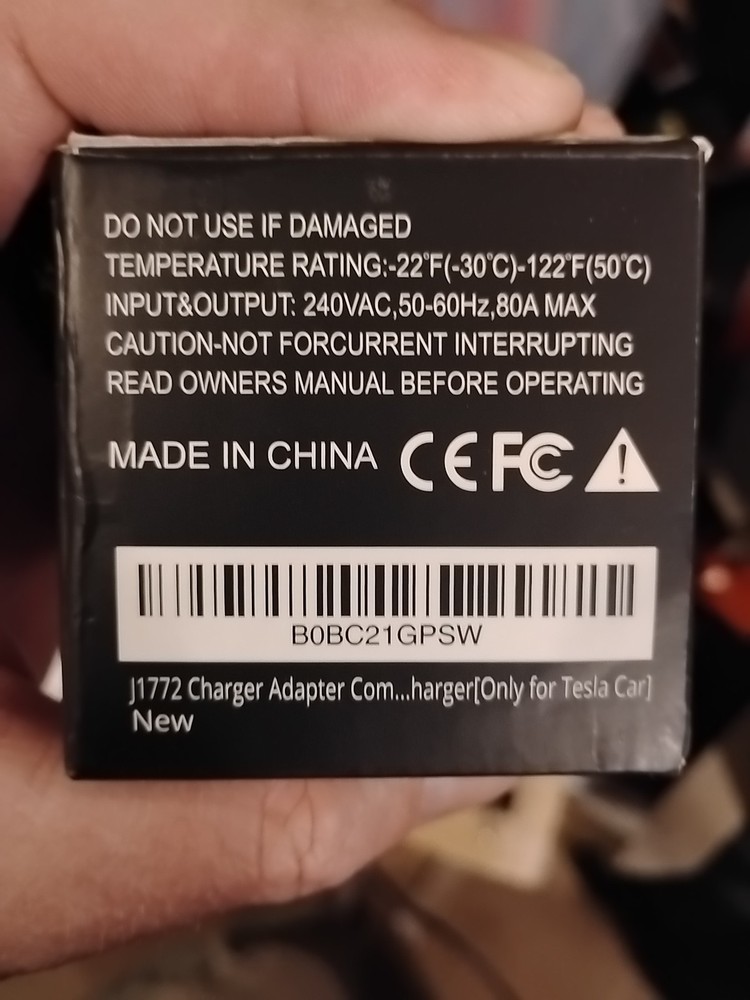 Tokreal J1772 Charging Adapter Telsa