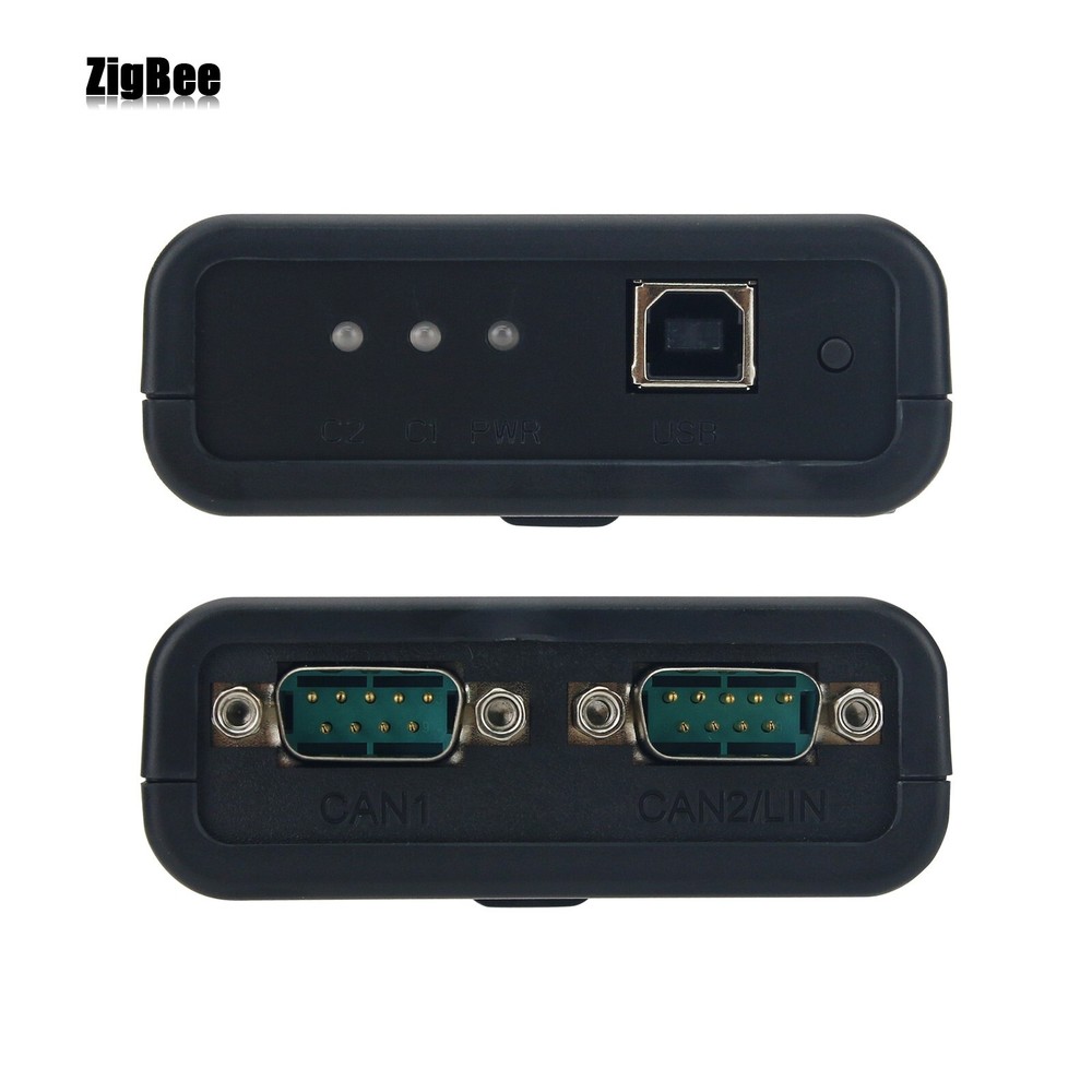 USBCAN-Pro USBCANPro USB to CAN Adapter USB CAN Analyzer w/ Black Shell Enables