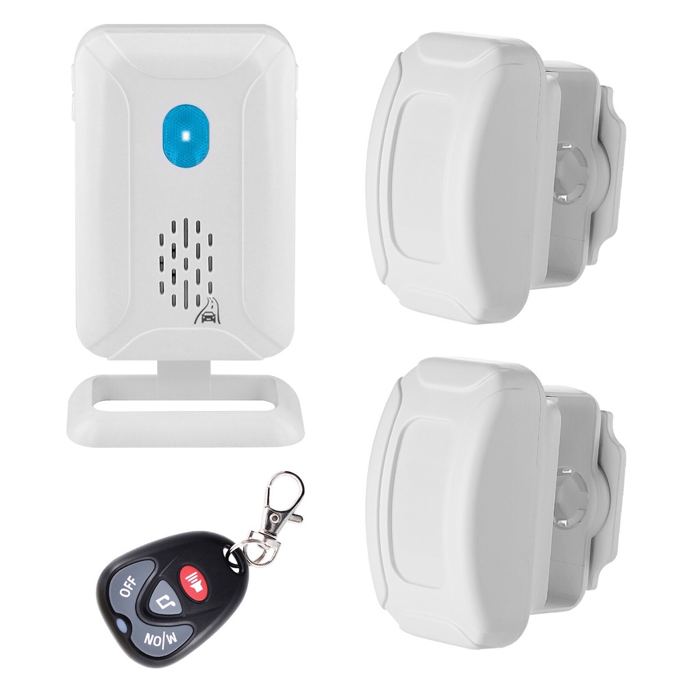 Smart Home Shop DIY Pair Waterproof Motion Sensor Welcome Chime Remote Control