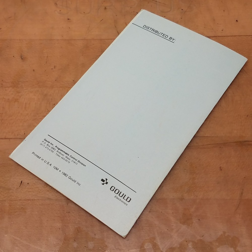 Gould ML-M84A-REF Rev. D Micro 84 Reference Card - USED