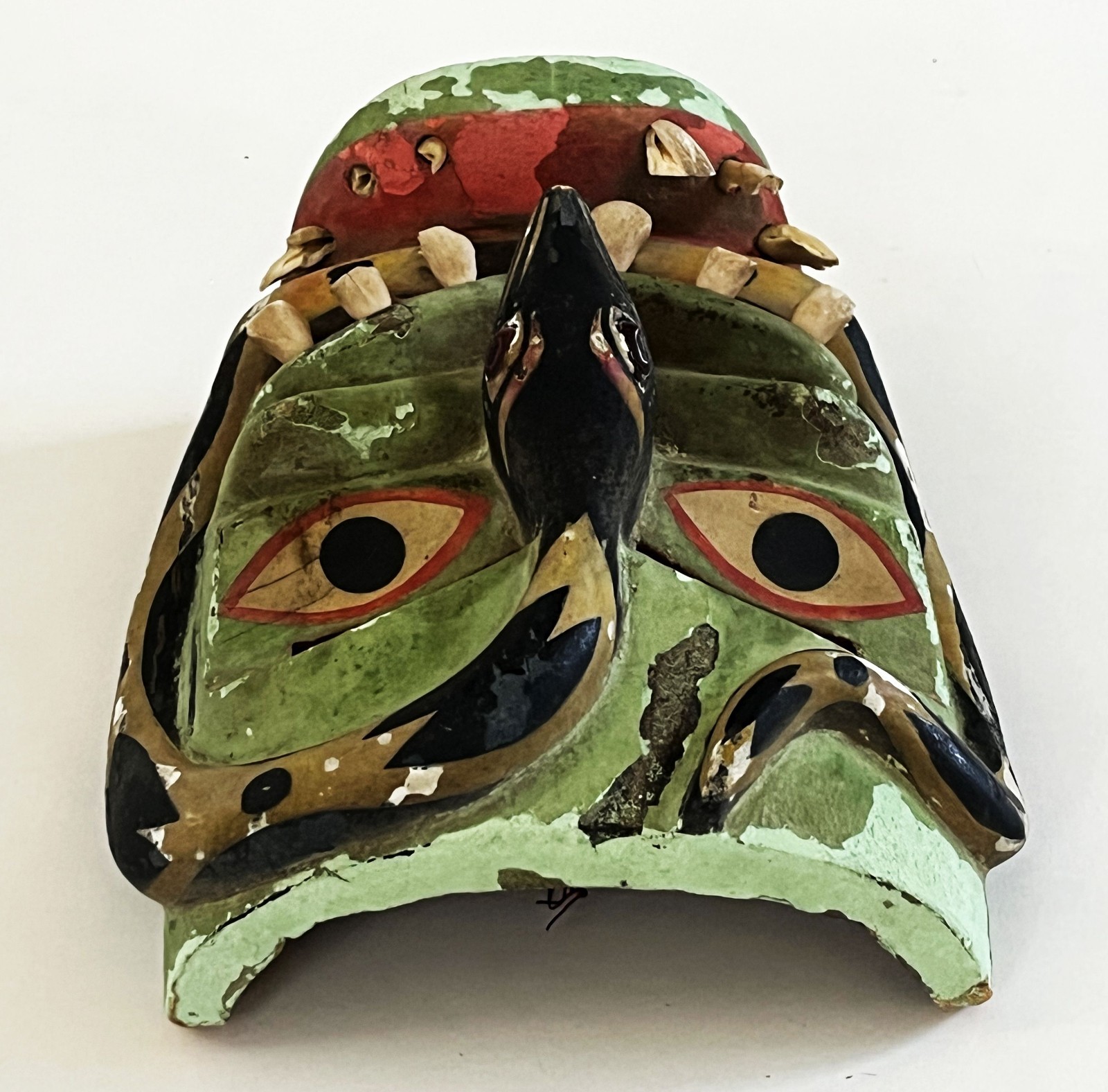 VTG VICTORIANO SALGADO URUAPAN MICHOACAN FECUNDIDAD DIABLO SNAKE WOOD MAQUE MASK