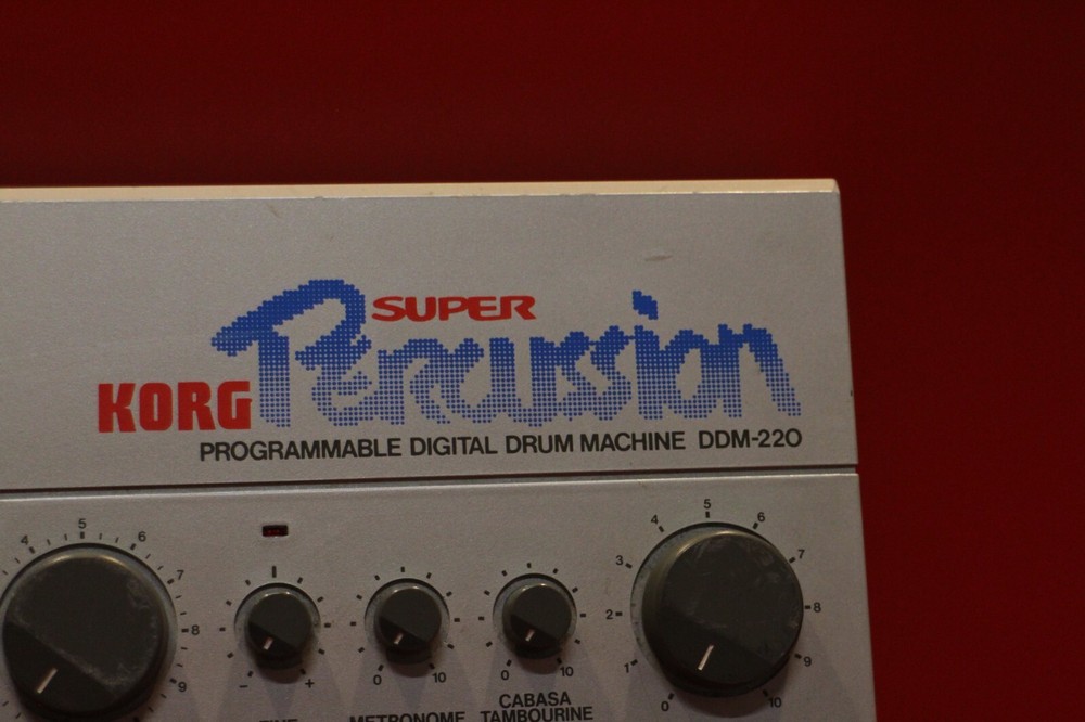USED Korg Super Percussion DDM-220 Programmable Digital Drum U1990 230928