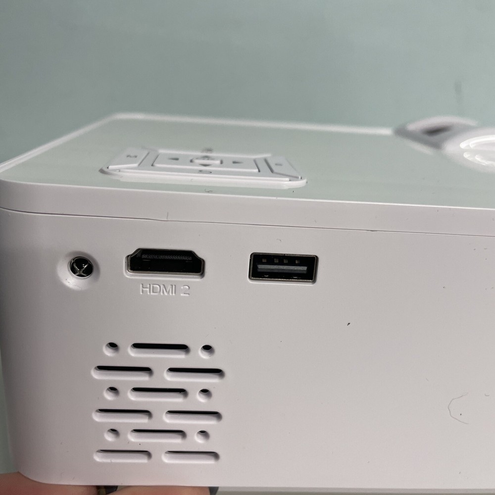 TOPVISION Projector 7500L Portable Mini Projector Return/ Projector only Works G