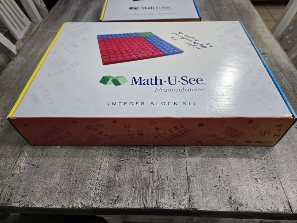 Math U See Manipulatives, Integer Block, Algebra 1 Paperback