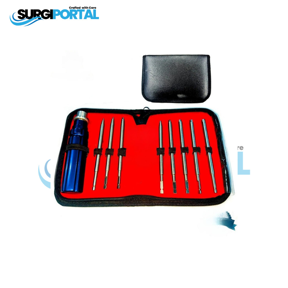 Orthopedic Bone Screwdriver Set With Quick Coupling Handle Surgical Instruments