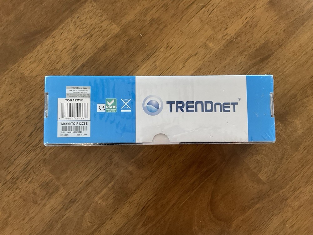 Trendnet 12-Port Patch Panel Cat. 5e TCP12C5E