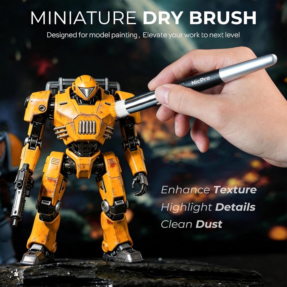 Versatile Model Paint Brush Collection - 21PCS