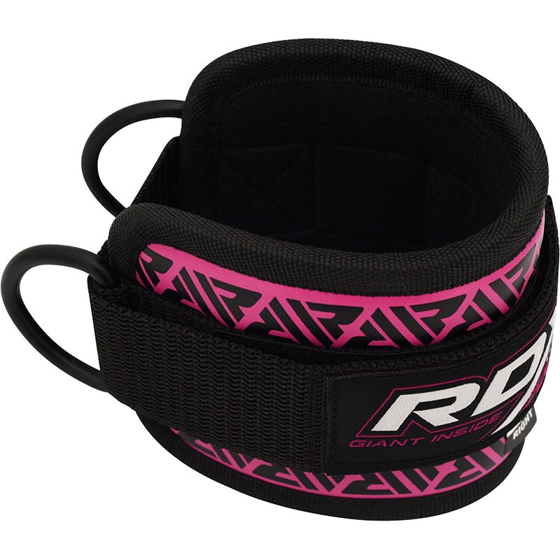 RDX A3 Ankle Straps – Double D-Ring Cable Machine Cuffs for Leg & Glute Workout