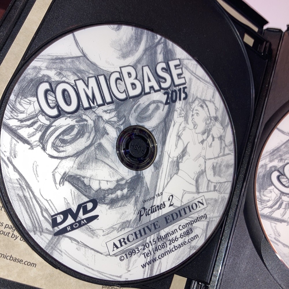 ComicBase 2015 DVD(4 Disc Set) ARCHIVE EDITION Software