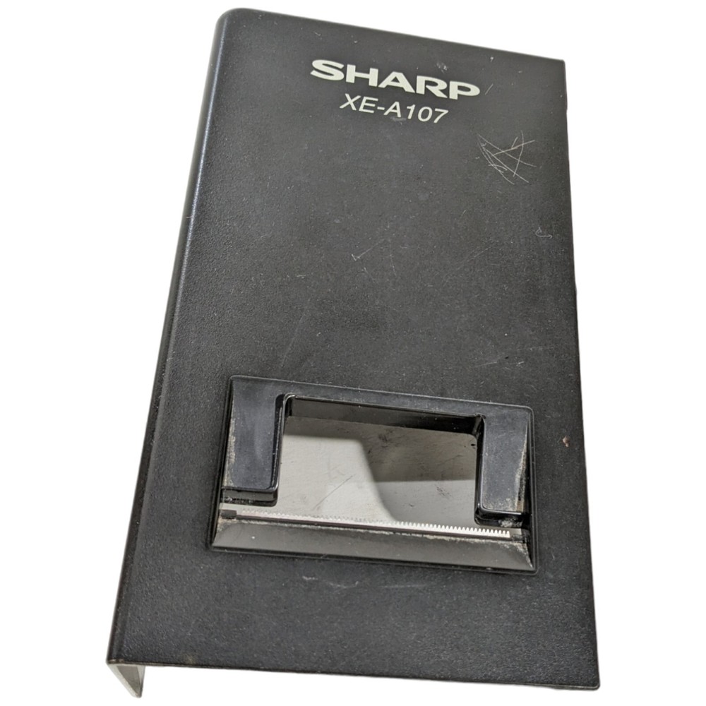 Sharp XE-A107 Cash Register Receipt Cover Part Only (Broken Snap)