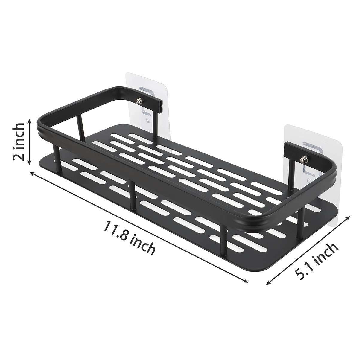 Wall Mount Bathroom Shower Caddy Shelf Rack Storage Basket for Shampoo Soap USA