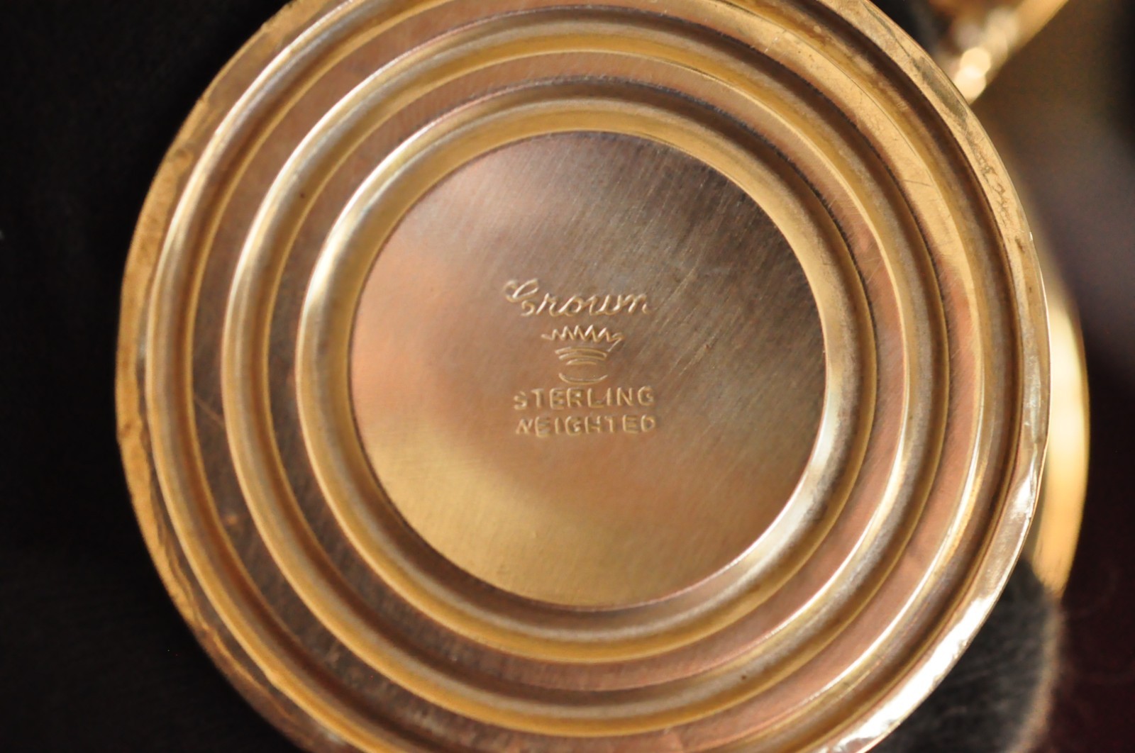 Vintage Crown Sterling Silver Creamer & Sugar – Sterling Weighted – 192g Total –