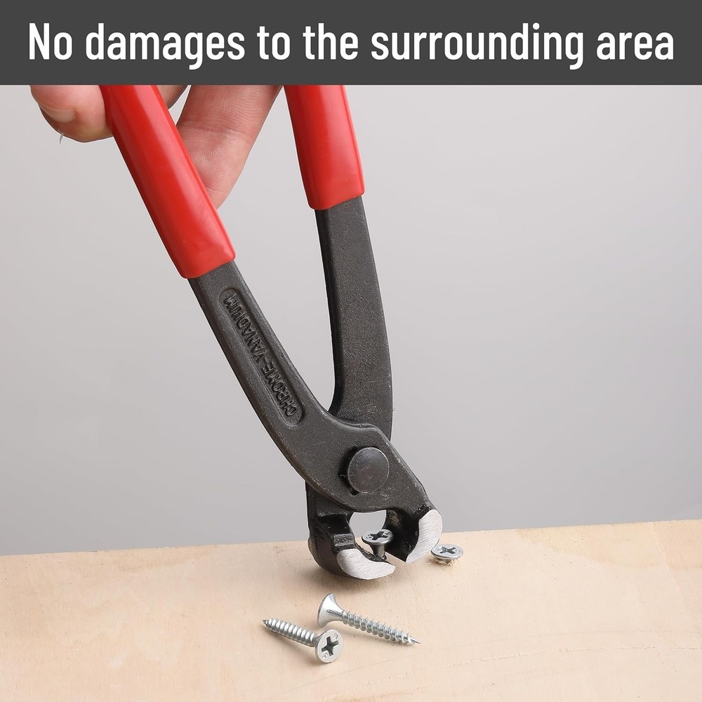 Bates 8-Inch Nail Puller - Durable End Cutting Pliers for Efficient Extraction