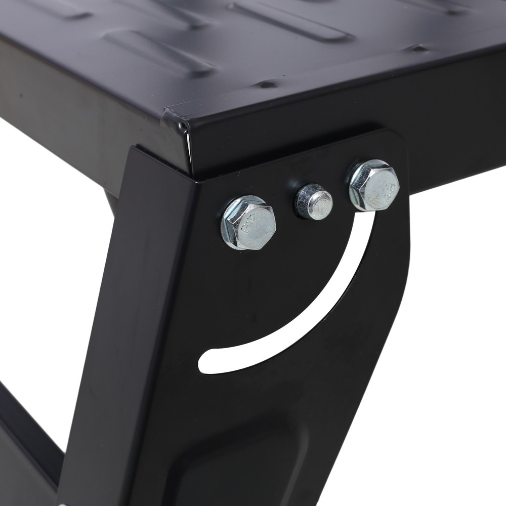 Portable Foldable Workbench, 550 lb Capacity, Adjustable Jaws & 4 Rotating Pins