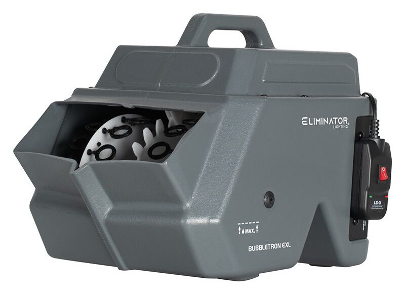 Eliminator Lighting ADJ BUBBLETRON EXL Portable Bubble Machine + Gallon Fluid