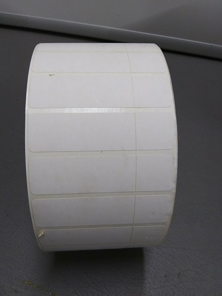 Roll Labels White Split Label 3 1/2 by 1 New no BOX