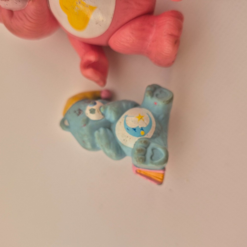 Vintage Care Bear bundle plastic figures x2