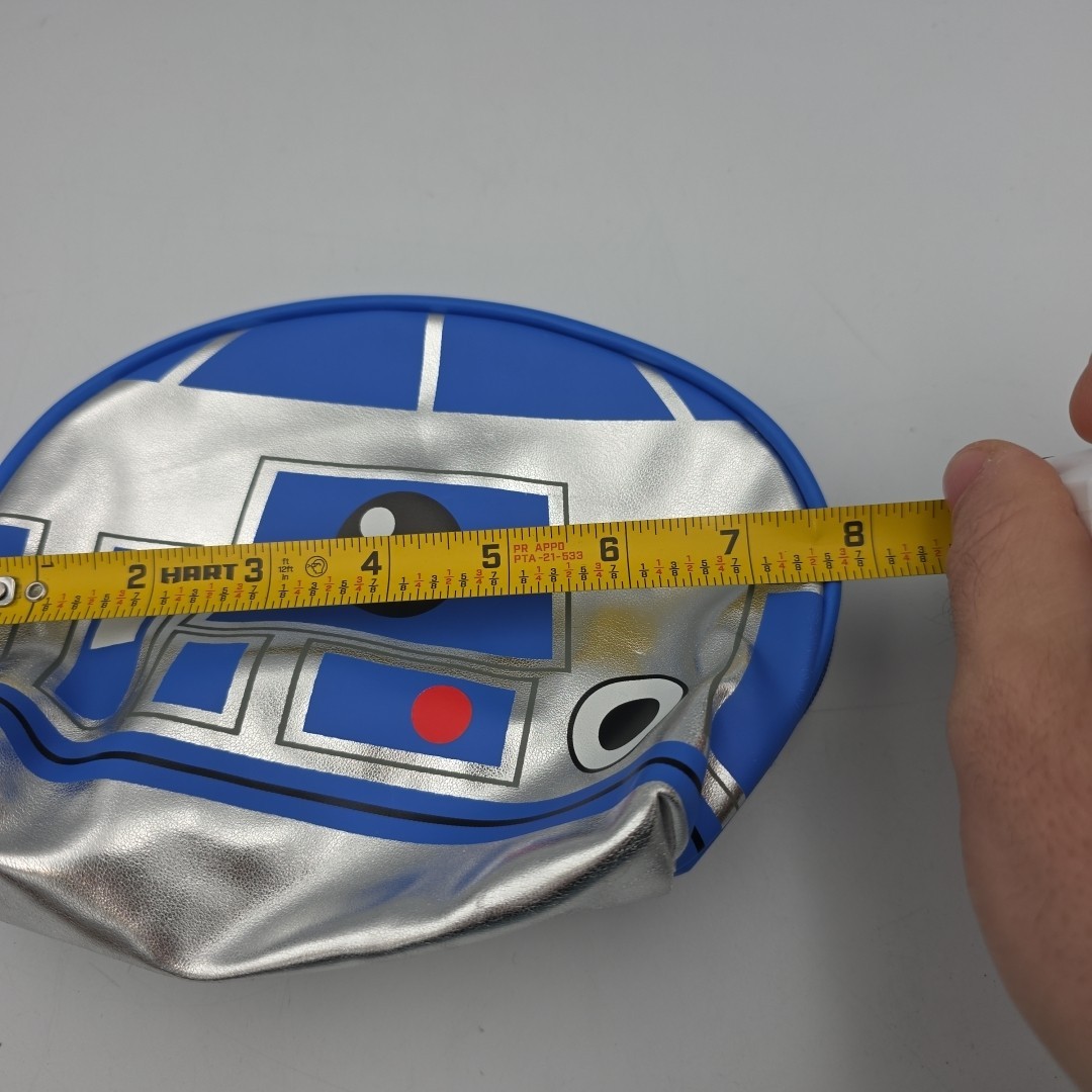 Disney Loungefly Coin Purse Wallet R2D2 Dome Shape Zipper Bag