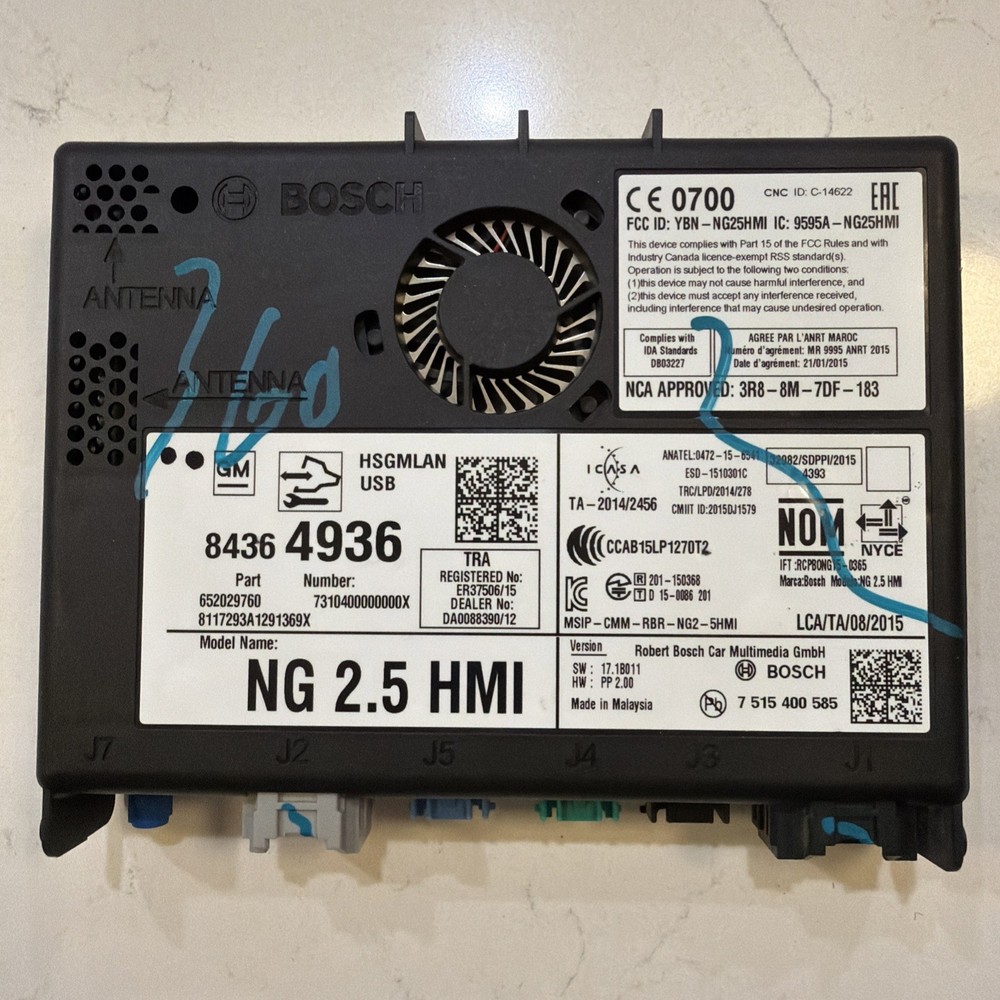 2018-2019 GM HUMAN MACHINE INTERFACE HMI MODULE OEM *UNLOCK EXTRA FEE* 84364936