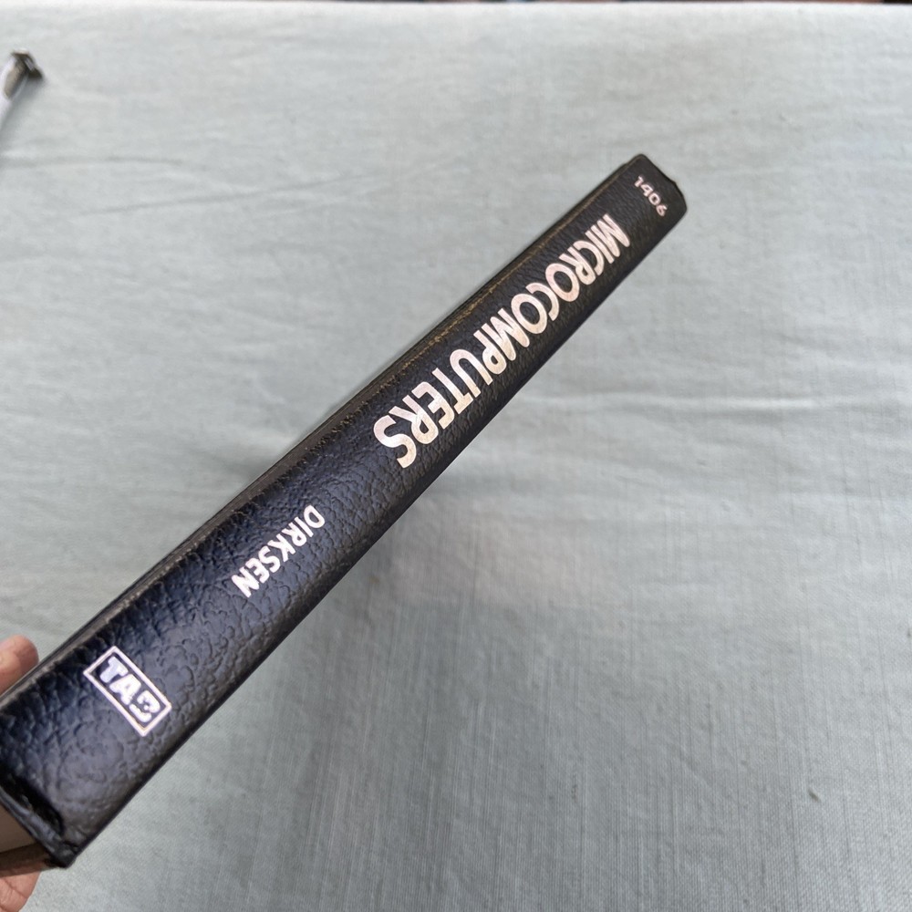 Microcomputers AJ Dirksen Tab Vintage Computer Book 1st Printing Intel HC 1982