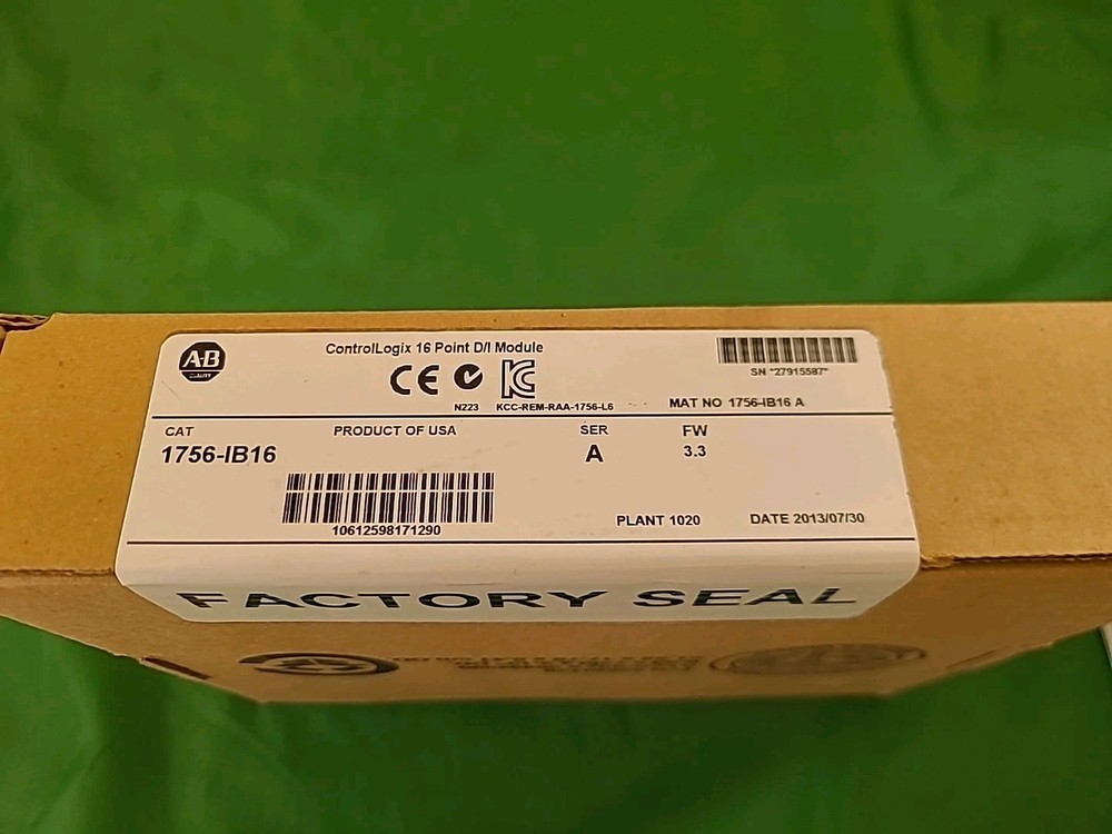 Allen-Bradley Digital PLC Input Module - 1756-IB16/A