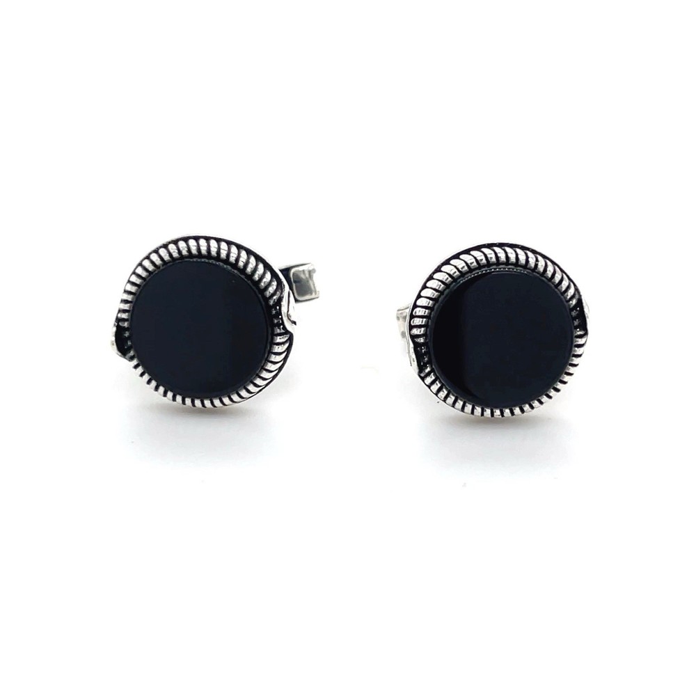 925 Silver Cufflinks with Chalcedony.